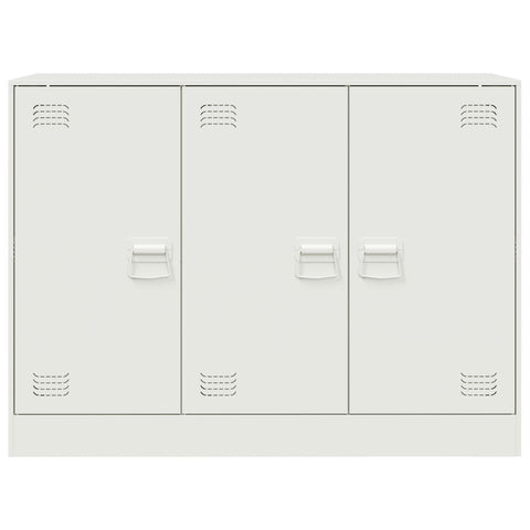 Sideboard Weiß 99x39x73 cm Stahl