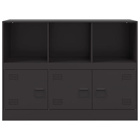 Sideboard Schwarz 99x39x73 cm Stahl