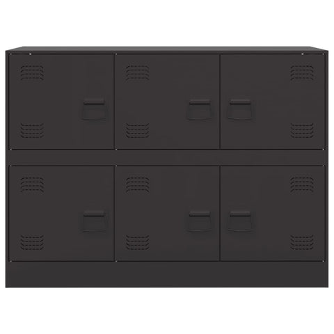 Sideboard Schwarz 99x39x73 cm Stahl