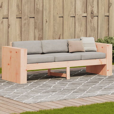 Gartensofa 3-Sitzer 189x60x62 cm Massivholz Douglasie