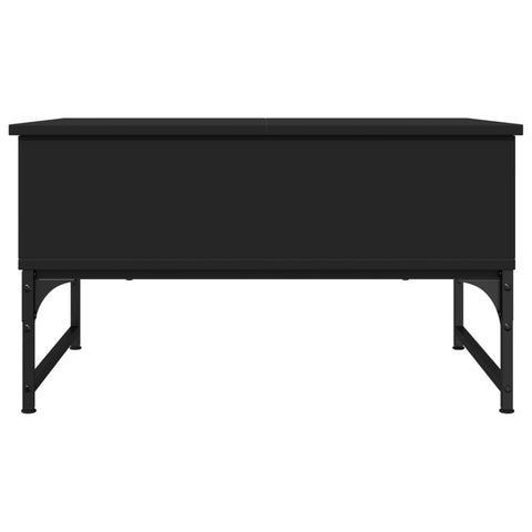 vidaXL Couchtisch Schwarz 70x50x40 cm Holzwerkstoff und Metall