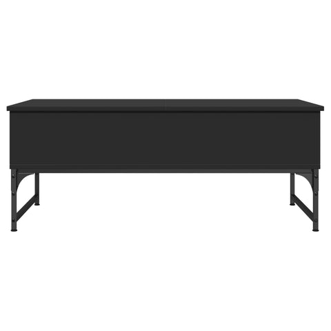 vidaXL Couchtisch Schwarz 100x50x40 cm Holzwerkstoff und Metall