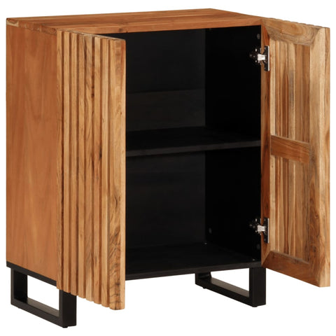 vidaXL Sideboard 60x34x75 cm Massivholz Akazie