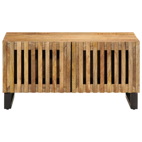 vidaXL Couchtisch 80x51x40 cm Raues Massives Mangoholz