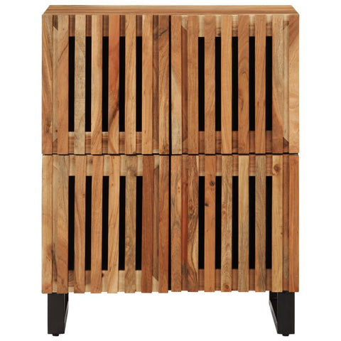 vidaXL Sideboard 60x34x75 cm Massivholz Akazie