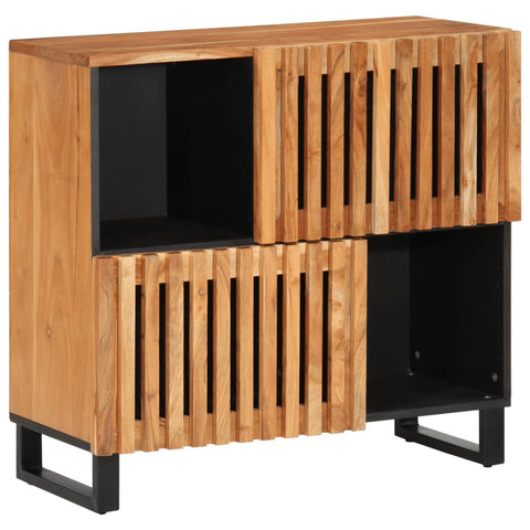 vidaXL Sideboard 80x34x75 cm Massivholz Akazie