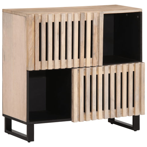 vidaXL Sideboard 80x34x75 cm Massivholz Mango