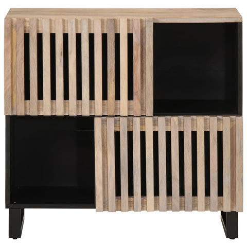 vidaXL Sideboard 80x34x75 cm Massivholz Mango