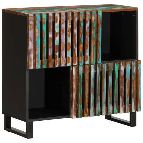 vidaXL Sideboard 80x34x75 cm Massivholz Akazie