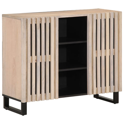 vidaXL Sideboard 90x34x75 cm Massivholz Mango