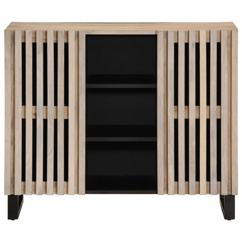 vidaXL Sideboard 90x34x75 cm Massivholz Mango