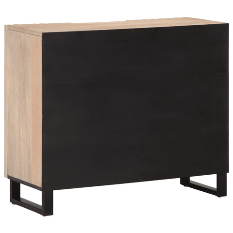 vidaXL Sideboard 90x34x75 cm Massivholz Mango