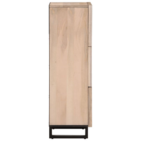 vidaXL Highboard 40x34x110 cm Massivholz Mango