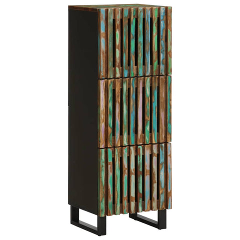 vidaXL Highboard 40x34x110 cm Massivholz Akazie