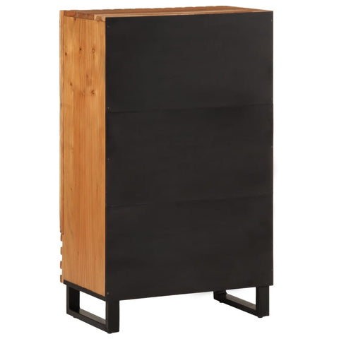 vidaXL Highboard 60x34x100 cm Massivholz Akazie