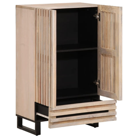 vidaXL Highboard 60x34x100 cm Massivholz Mango