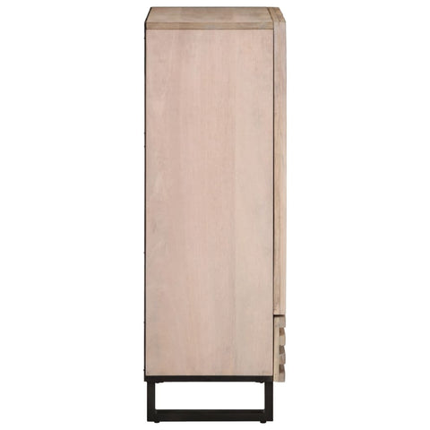 vidaXL Highboard 60x34x100 cm Massivholz Mango