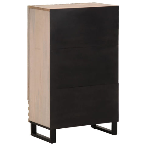 vidaXL Highboard 60x34x100 cm Massivholz Mango