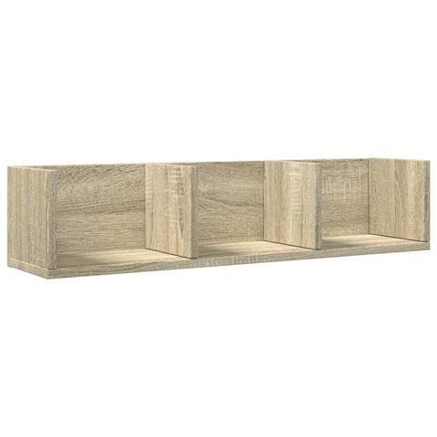 vidaXL Wandschrank Sonoma-Eiche 75x18x16,5 cm Holzwerkstoff