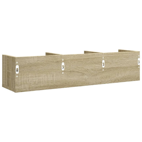 vidaXL Wandschrank Sonoma-Eiche 75x18x16,5 cm Holzwerkstoff