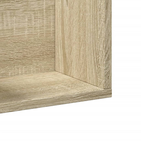 vidaXL Wandschrank Sonoma-Eiche 75x18x16,5 cm Holzwerkstoff