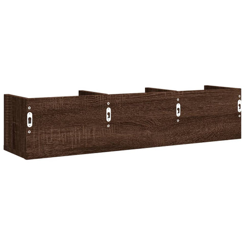 vidaXL Wandschrank Braun Eichen-Optik 75x18x16,5 cm Holzwerkstoff