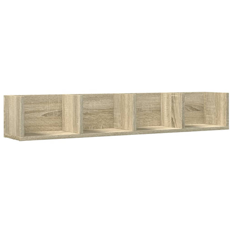 vidaXL Wandschrank Sonoma-Eiche 99x18x16,5 cm Holzwerkstoff