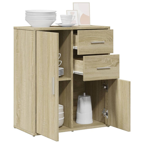 vidaXL Sideboard Sonoma-Eiche 60x31x70 cm Holzwerkstoff