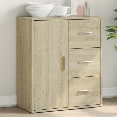 vidaXL Sideboard Sonoma-Eiche 60x31x70 cm Holzwerkstoff