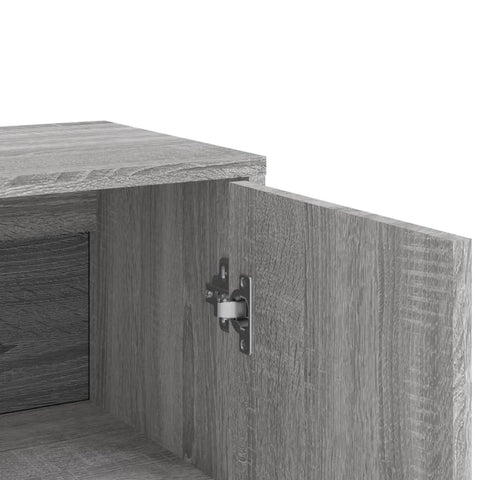 vidaXL Sideboard Grau Sonoma 60x31x84 cm Holzwerkstoff