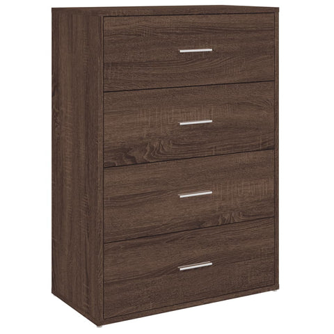 vidaXL Sideboard Braun Eichen-Optik 60x31x84 cm Holzwerkstoff