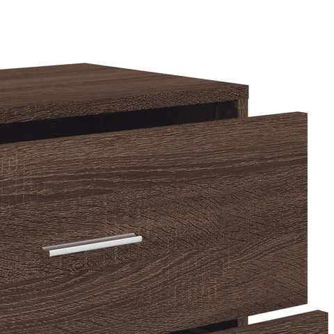 vidaXL Sideboard Braun Eichen-Optik 60x31x84 cm Holzwerkstoff