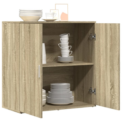 Sideboard Sonoma-Eiche 79x38x80 cm Holzwerkstoff