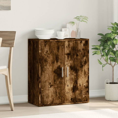 vidaXL Sideboard Räuchereiche 79x38x80 cm Holzwerkstoff