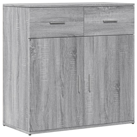 Sideboard Grau Sonoma 79x38x80 cm Holzwerkstoff