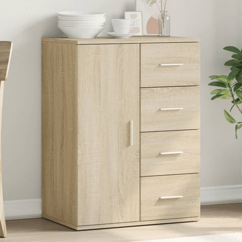 vidaXL Sideboard Sonoma-Eiche 59x39x80 cm Holzwerkstoff