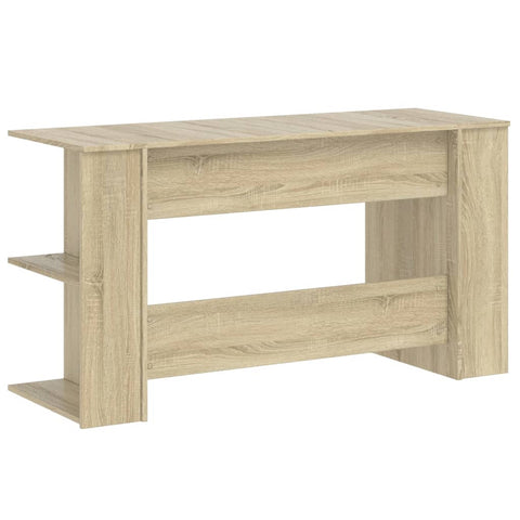 vidaXL Schreibtisch Sonoma-Eiche 140x50x75 cm Holzwerkstoff