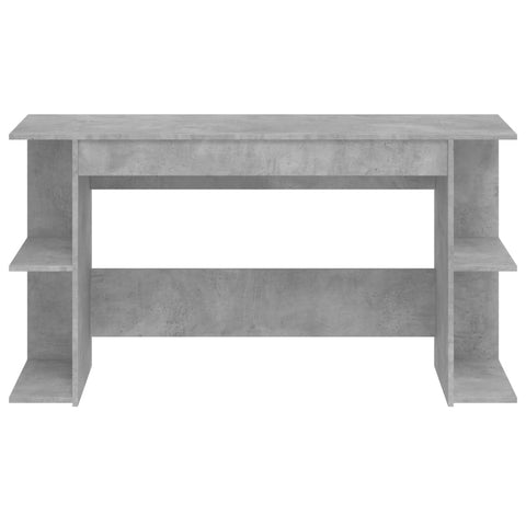 vidaXL Schreibtisch Betongrau 140x50x75 cm Holzwerkstoff