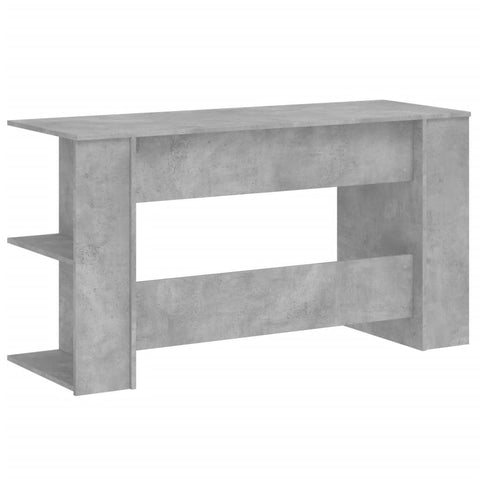 vidaXL Schreibtisch Betongrau 140x50x75 cm Holzwerkstoff