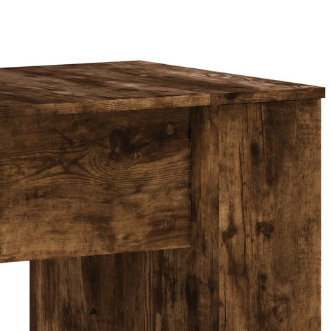 vidaXL Schreibtisch Räuchereiche 140x50x75 cm Holzwerkstoff