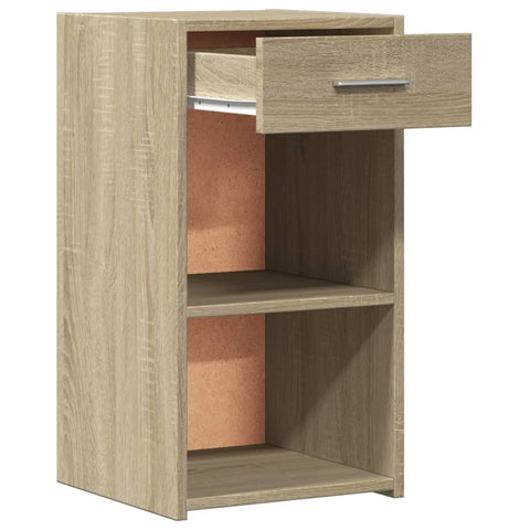 vidaXL Nachttisch Sonoma-Eiche 35x34x65 cm Holzwerkstoff