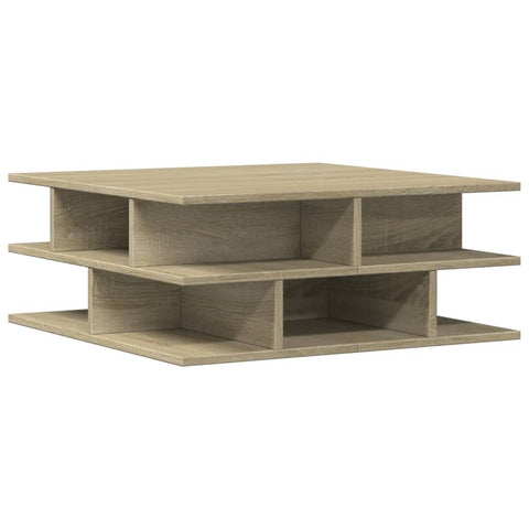 vidaXL Couchtisch Sonoma-Eiche 70x70x29 cm Holzwerkstoff