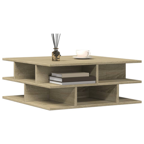 vidaXL Couchtisch Sonoma-Eiche 70x70x29 cm Holzwerkstoff