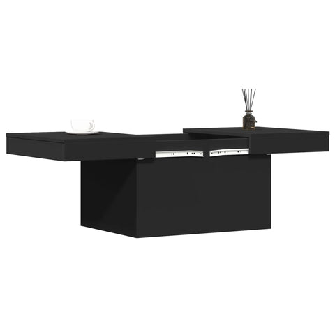 vidaXL Couchtisch Schwarz 80x55x40 cm Holzwerkstoff