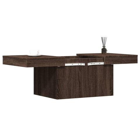 vidaXL Couchtisch Braun Eichen-Optik 80x55x40 cm Holzwerkstoff