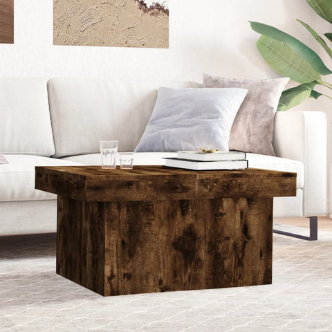 vidaXL Couchtisch Räuchereiche 100x55x40 cm Holzwerkstoff