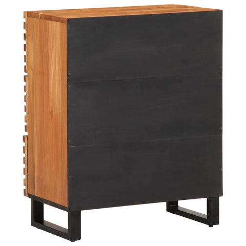 vidaXL Sideboard 2 Stk. 60x34x75 cm Massivholz Akazie