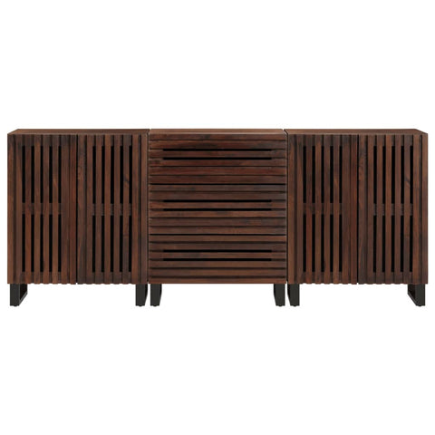 vidaXL Sideboard 3 Stk. 60x34x75 cm Massivholz Mango