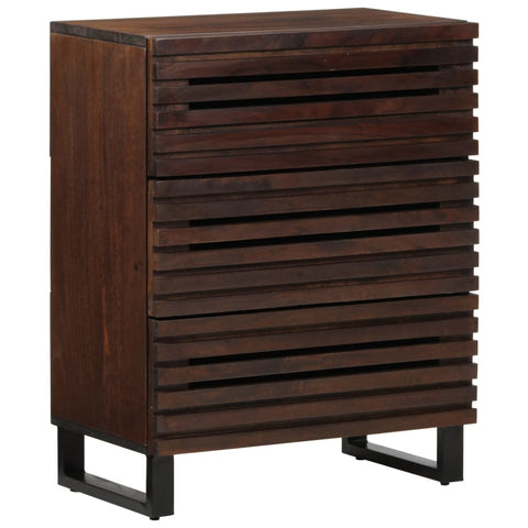 vidaXL Sideboard 3 Stk. 60x34x75 cm Massivholz Mango