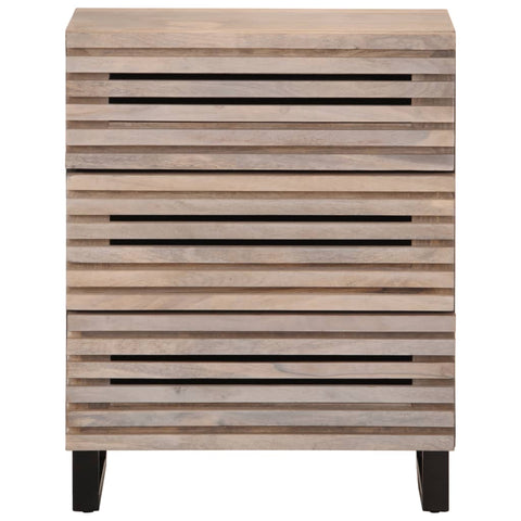 vidaXL Sideboard 2 Stk. 60x34x75 cm Massivholz Mango